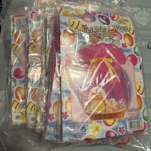 9 Pack Basket Mesh Wrap with Ribbon